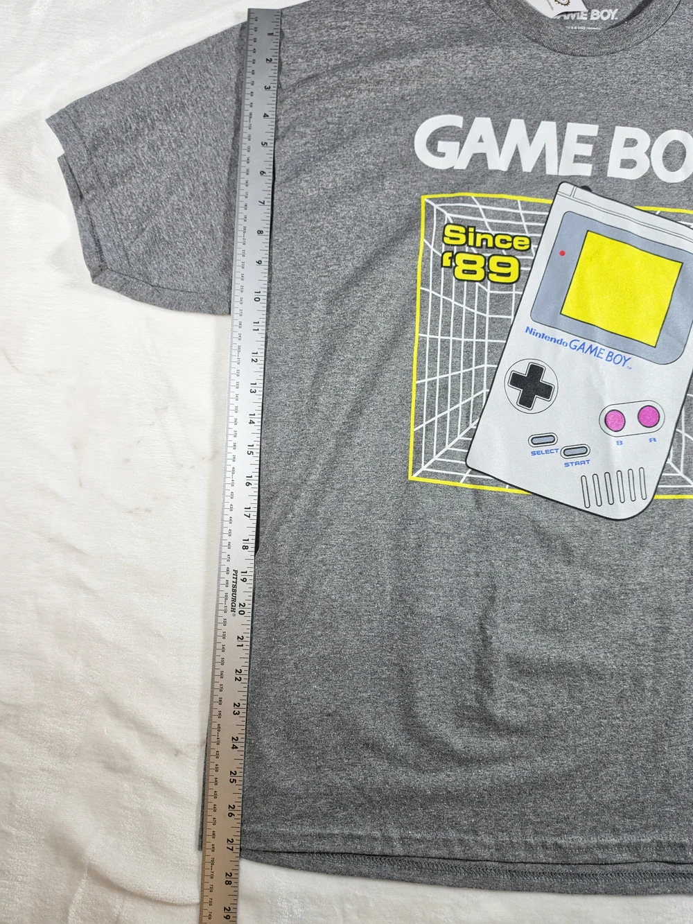 Nintendo Game Boy Graphic Tee - Gray